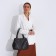 Bag-tout on lightning, brown color