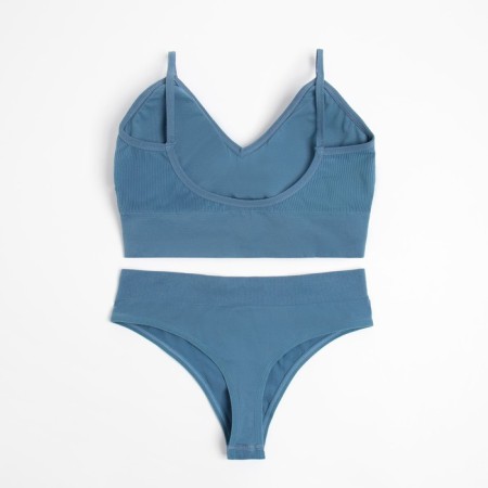 Female set (top, panties) Blue color, rr 42-44-2