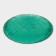 Glass plate "fireworks", d = 15.5 cm, emerald color