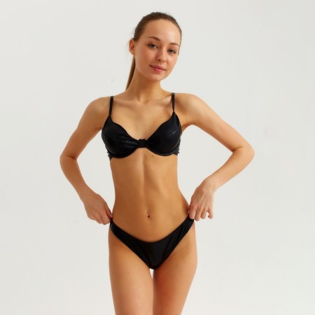 Swimsuit female separate minku color black, size 48-2