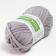Knitted yarn 100% cotton "Lentino mini" 100 g 40 m color 28 light gray