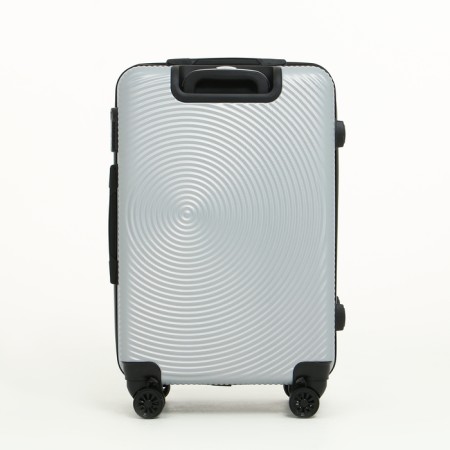 Middle suitcase 24 "On a zipper, code lock, 4 wheels, color gray color-2