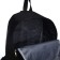 Youth backpack on lightning from textiles, external pocket, black color