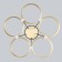 Valter chandelier, size 85x16x85 cm, 77W 10XLED IP 20