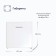 Delvento Vow21601 refrigerator, two -chamber, class A+, 41 l, white
