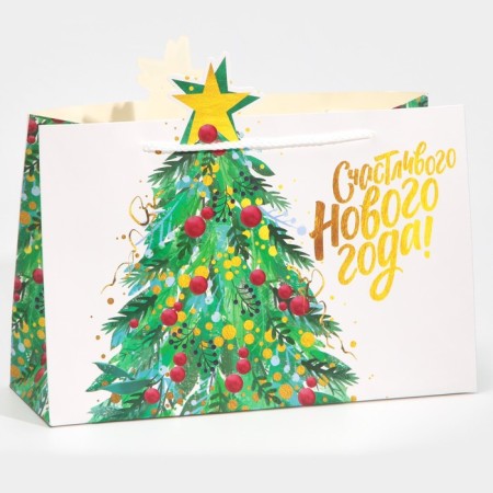 Gift Package "Star", 30 x 23 x 10 cm, New Year-1