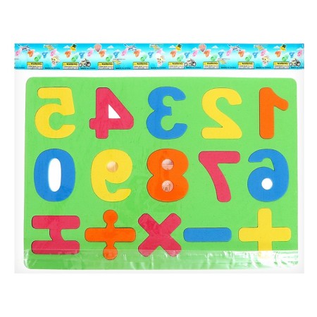 Bright numbers rug-puzzle, Mix colors-9