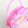 Bag's bag with lightning, pink color