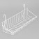 Shelf on the grid, 350x125x125 mm, white color