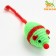 Mouse New Year's ratio with a bell, 8 cm, green/red