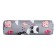 School Penal on the zipper Calligrata "cats", gray