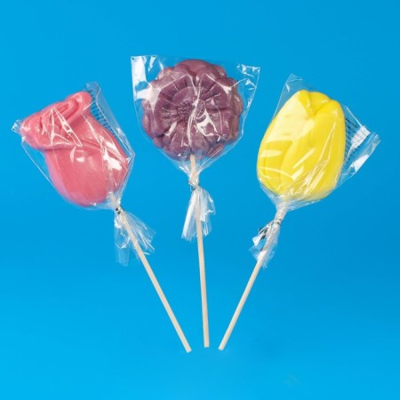 Caramel Lollice "Flowers Botanical" on a stick, 30 g-1