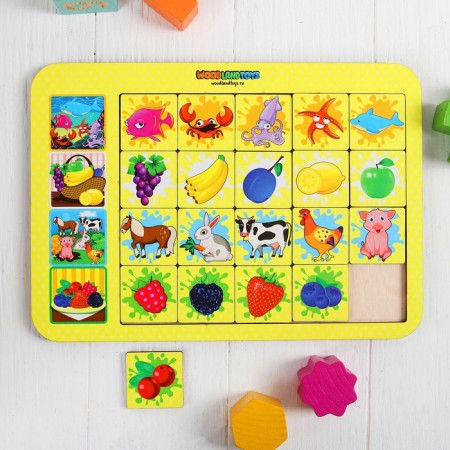 Highway game "Associations: berries, animals, fruits"-1