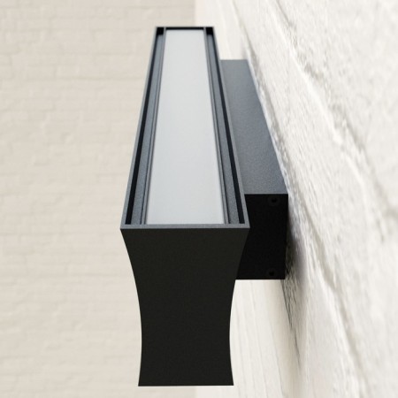 Wall lamp Mantra Hanok, Led, 950lm, 3000k, 405.5x68.8x100 mm, black color-2