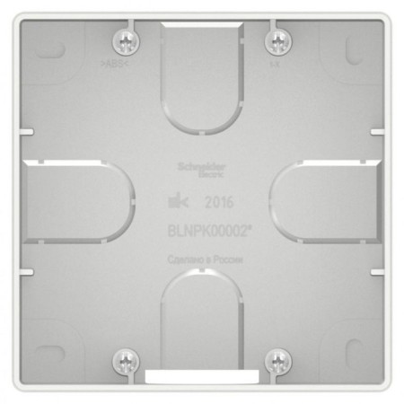 Box for power outlets Sche Blnpk000021, SP, BLANCA, White Color