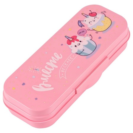 Penal Plastic case 90*215*43 The design of the KEMMAMMAMAMM, Pink