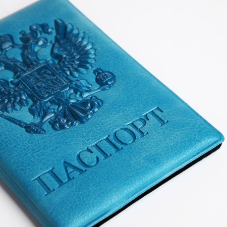 Covers for passport, turquoise color-3