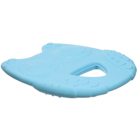 A set of silicone teeters "Blue Boxing", with a rattle, 4 pcs., In the case, crumb I-12