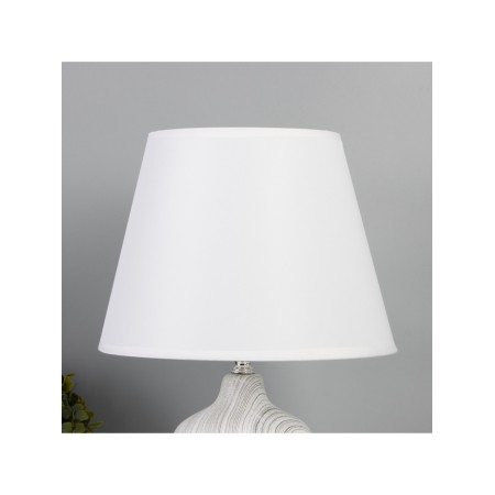 Table lamp "Strict lines" 1x40W E27 white/gray 25x25x40cm-2