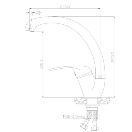 Rossinka Y40-23U kitchen mixer-1