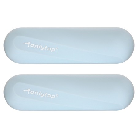 ONLYTOP dumbbells for universal burden, 2 pcs., 1 kg, blue color-5