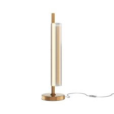 Luminaire desktop Maytoni Mod258TL-L8BS3K, LED, 8 W, 150x150x500 mm, 1000 lm, 2700k, brass