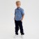 Pants for the boy Minaku: Casual Collection Kids dark blue color, height 110
