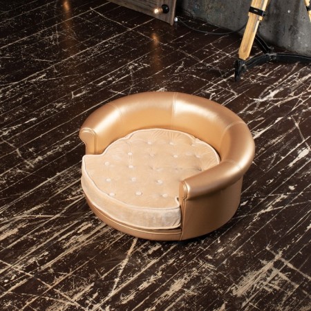 Sulperion Marphy, 82x80x35 cm, furniture fabric, size M, gold-4