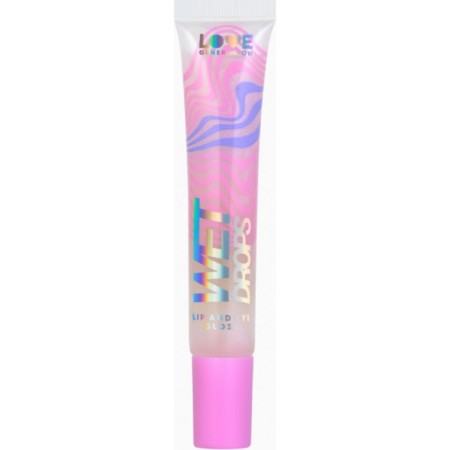 Bloss for the eyes and lips of Love Generation Wet Drops, tone 02, with pink shining particles, 12 ml-1