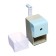 Mechanical sharpener with a contingent classic blue/khaki