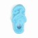 Dog toy "Shleka", TPR, Massage, 12 x 6.2 cm, Blue