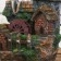 Fountain "House with a straw roof" 13x17 cm (with backlight)