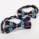 A tie - a butterfly for a boy and dad “Set for a photo shoot”, 2 pcs., Blue color, M&B