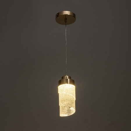 Bayerlux “Ginel” lamp LED 16W gold 8.5x8.5x22-130 cm-2