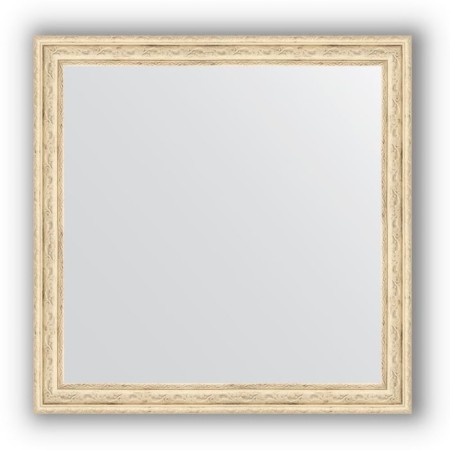Mirror in the baguette frame - ivory 51 mm, 63 x 63 cm, evoForm