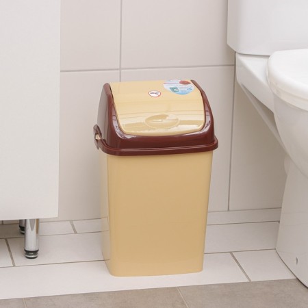 Contamer container "Camellia", 8 l, beige/brown color