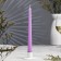Candle Antique aromatic "lavender", 2.3x 24.5 cm, 5 hours, 55 g, lilac
