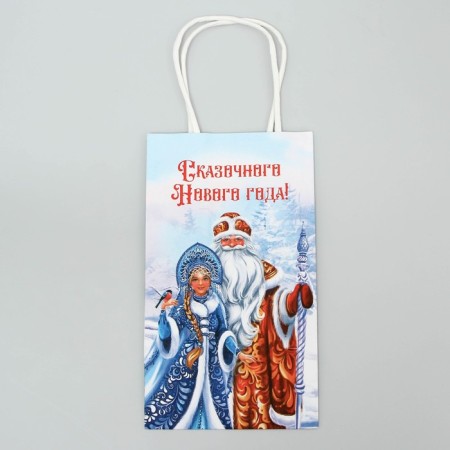 Crafts "Santa Claus and Snow Maiden", 12 x 21 x 9 cm, New Year-6