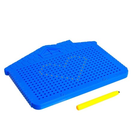 The training tablet "Magnetic drawing", the color is blue, 375 holes-2