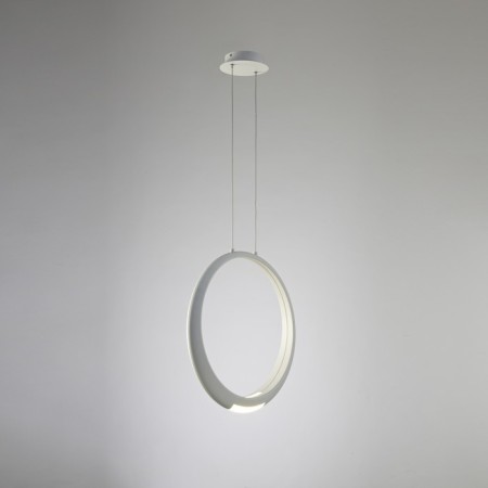 Suspension lamp Mantra Ring, Led, 1600lm, 3000k, 504x160x2000 mm, white color-2