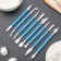 A set of devices for modeling confectionery jewelry of a share, 8 pcs, color mix