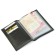 Cover for auto documents without fastening, cards, black color