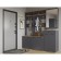 Hanger 600 Athena, 600x220x1396, oak craft gold/Anthracite