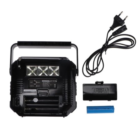Radio receiver "RP-228", 220V, battery 1200 mAh, USB, SD, black-5