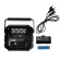 Radio receiver "RP-228", 220V, battery 1200 mAh, USB, SD, black