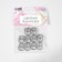 Buckle, 1.8 × 1.4 cm, 12 mm, 10 pcs, silver color