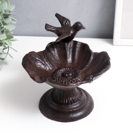 Souvenir cast iron stand "Bird on the flower" 11x14x18 cm