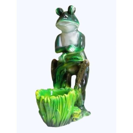 Kashpo "Frog in reeds" 30x20x45cm-1