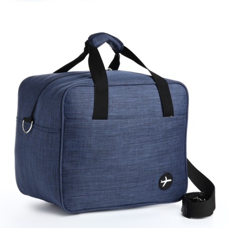 Road bag with lightning, long belt, blue color