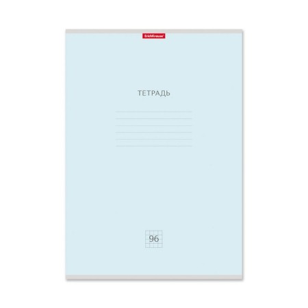 A4 notebook, 96 sheets in the cage on the Erichkrause Pastel "Classic", cover coated cardboard, offset block, whiteness 100%, mix-1